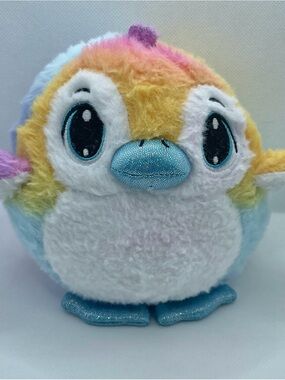 Bmi Butter Balls Rainbow Sherbet Penguin Plush Doll Small Multicolor Washable 5”